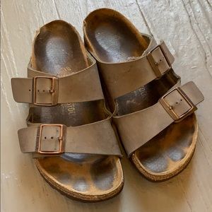 Stone Birkenstock Classic Sandals